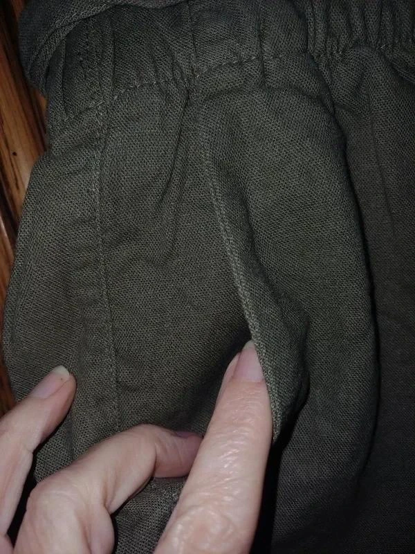 Short kaki de lin marca JDY tamanho 38 novo – photo 3